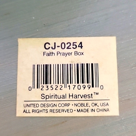 Spiritual Harvest Faith Prayer Box - Picture 7 of 7